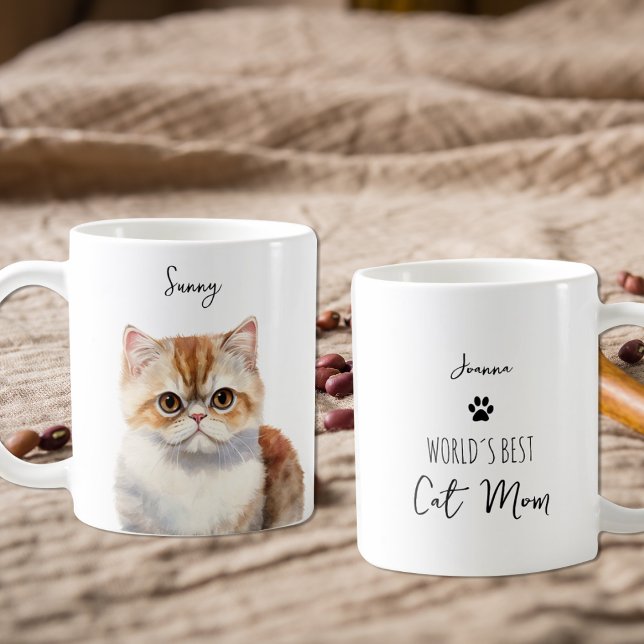 Cute Munchkin Cat Custom Best Mum / Dad  Coffee Mug (Creator Uploaded)