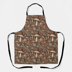 Cute Mushroom All-Over Print Apron