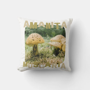 Cute mushroom, Amanita muscaria, Forest Cushion
