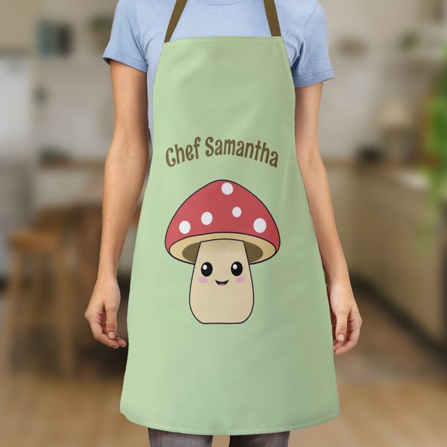Cute Mushroom Apron (Cute Mushroom Apron)