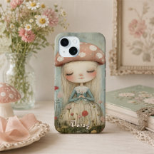 Cute Mushroom Fairy in a Flower Meadow Custom