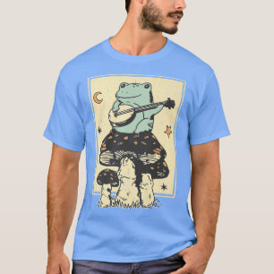 Cute Mushroom Guitar Frog Premium T-Shirt