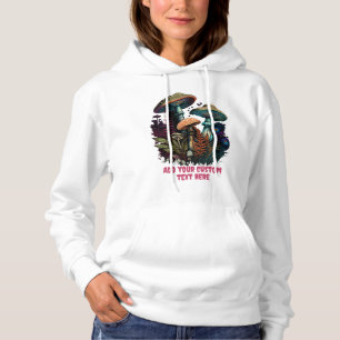 Cute Mushroom House Floral, Mushroom Lovers Hoodie