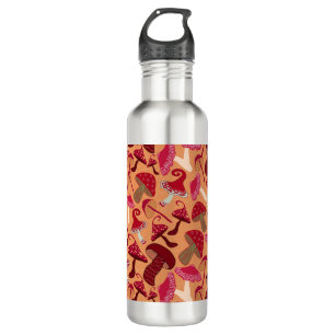 Cute Mushrooms 710 Ml Water Bottle