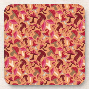 Cute Mushrooms Coaster