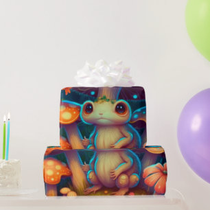 cute mushrooms cottagecore pattern Wrapping Paper