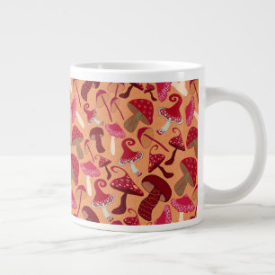 Cute Mushrooms Large Coffee Mug