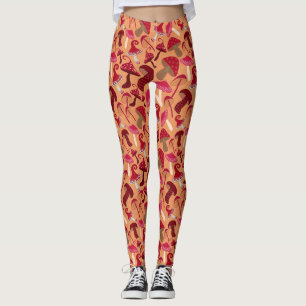 Cute Mushrooms Leggings