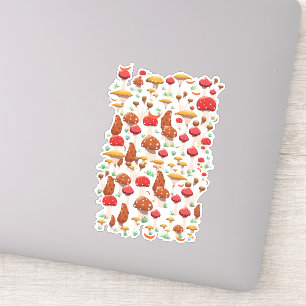 Cute Mushrooms Pattern