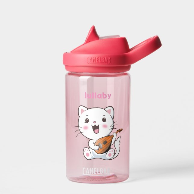 Cute Musical Cat Water Bottle (Left)