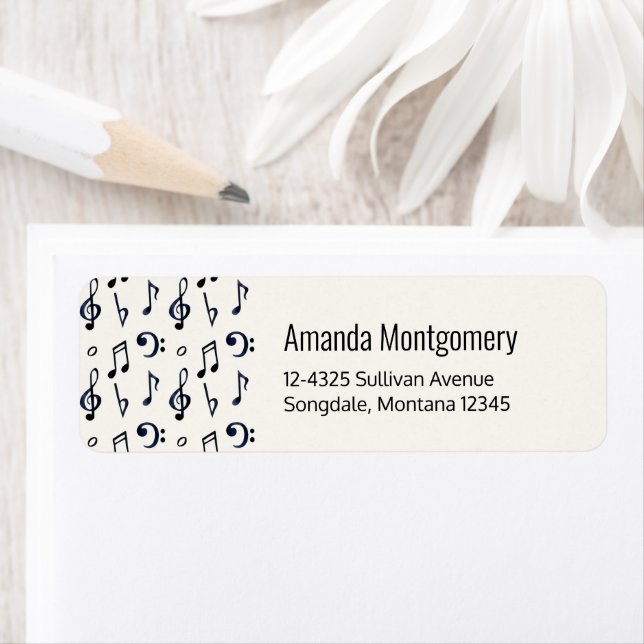 Cute Musical Notes Pattern (Insitu)