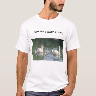 Cute Mute Swan Family T-Shirt