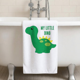 Cute My Little Dino Bath Towel