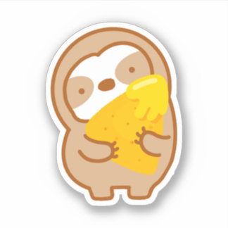 Cute Nacho Cheese Chip Sloth
