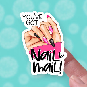 Cute Nail Mail Nailfie Hand Pose Small Business