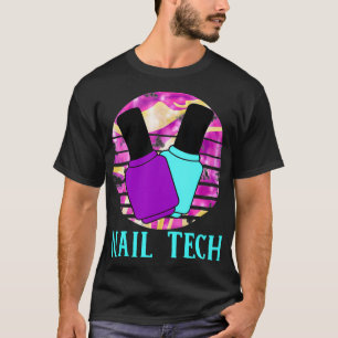 Cute nail polish funny nail art technician art T-Shirt