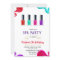 Cute nail polish party birthday invitation