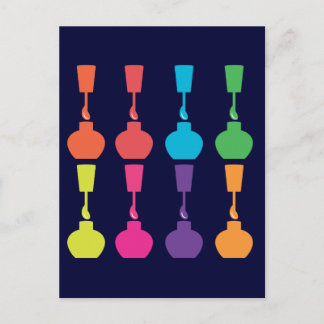 Cute Nail Polish! Postcard