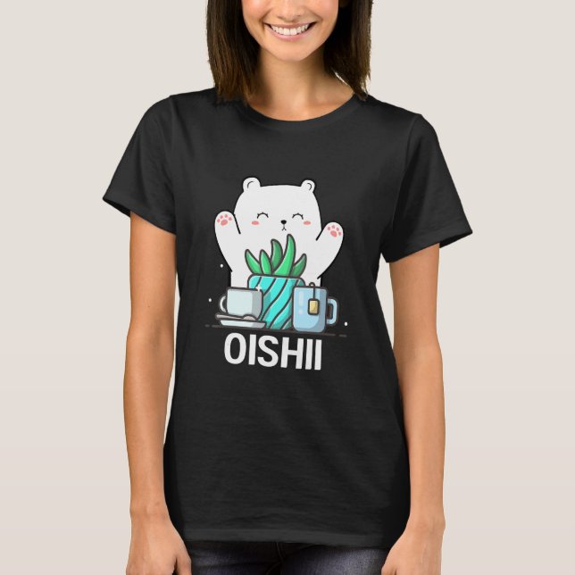 Cute Namaste Bear Do Yoga Gardening  Coffee T-Shirt (Front)