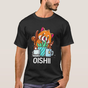 Cute Namaste Red Panda Do Yoga Gardening Coffee T-Shirt