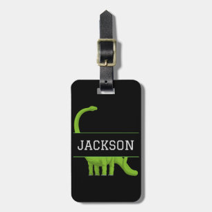 Cute Name Personalised Dinosaur Luggage Tag