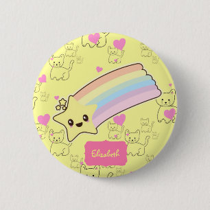 Cute Named Gifts for Granddaughter Daughter Cats 6 Cm Round Badge