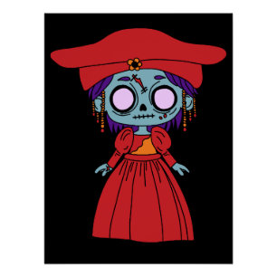 Cute Namibian Zombie Poster