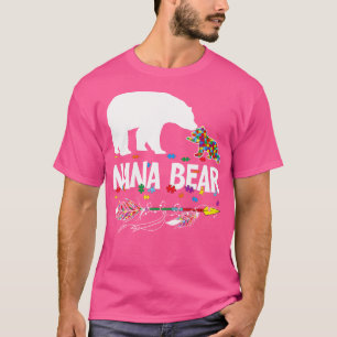 Cute Nana Bear Autism Awareness Shirt Autistic Fam