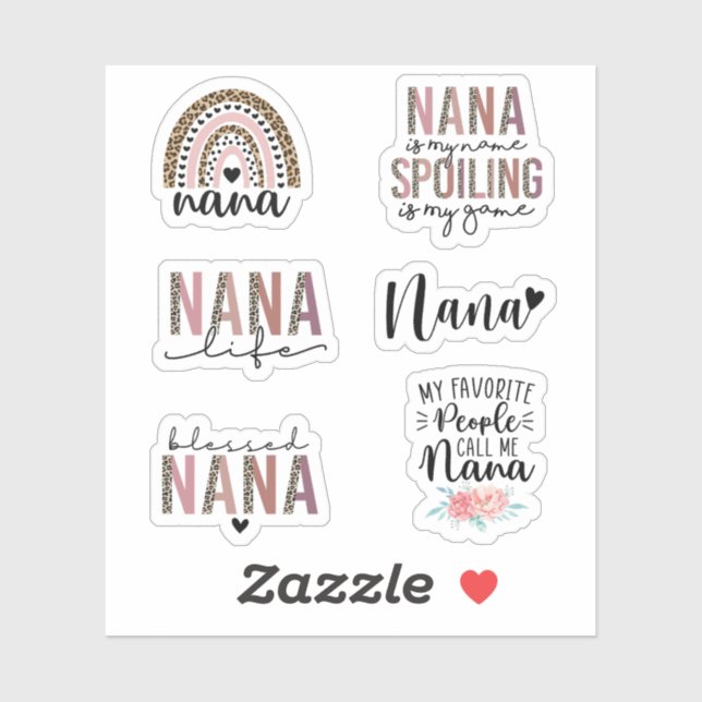 Cute Nana, Gift for Grandma, Grandmother Gift (Sheet)