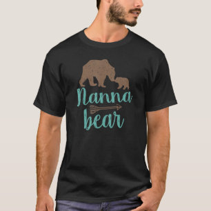 Cute Nanna Bear Matching Family Trendy Arrow T-Shirt
