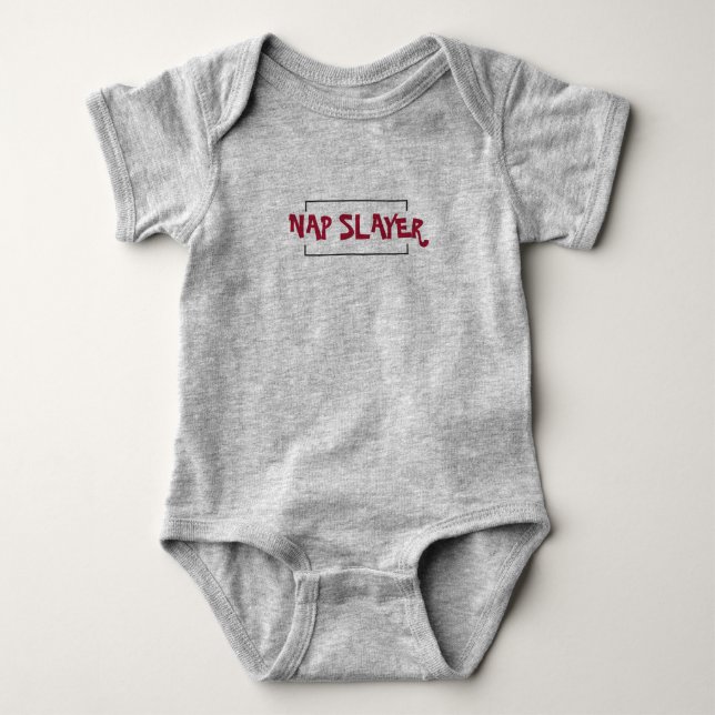 Cute Nap Slayer Baby Bodysuit (Front)