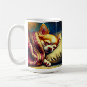 Cute Napping Chihuahua    Sweet Dreams Tea of Coffee Mug