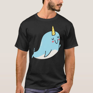 Cute Narwal Doodle T-Shirt