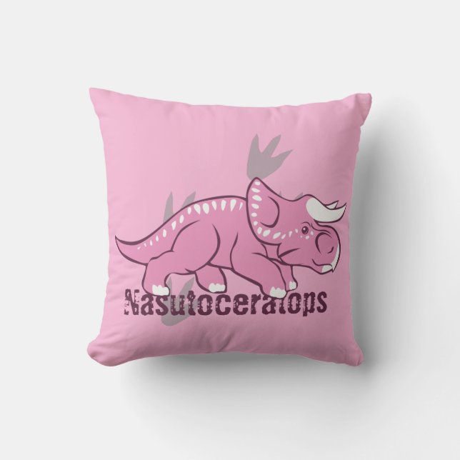 Cute Nasutoceratops Cushion (Front)