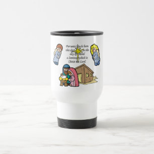 Cute Nativity Scene Travel Mug