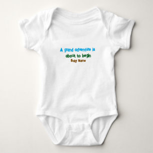 Cute Nature Forest Baby Shower Grand Adventure Bodysuit