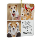 Cute Naughty List Dog Pet 3 Photo Funny Christmas