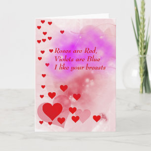 Cute Naughty Valentines Day Card