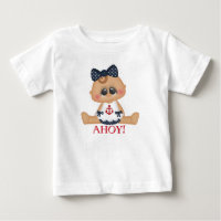 Cute Nautical Baby Girl Ahoy!