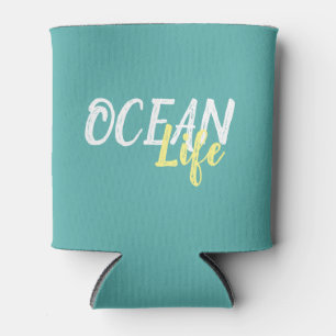 cute nautical OCEAN LIFE   Can Cooler