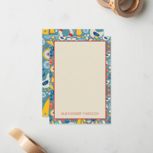 Cute Nautical Sea Life Card