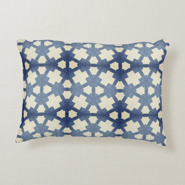 Cute Navy  Blue   Decorative Cushion (Back)
