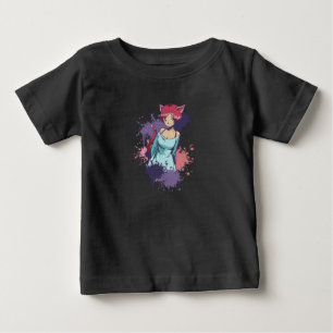 Cute Neko Girl Baby T-Shirt