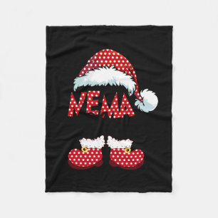 Cute Nema Claus New Christmas Santa Claus Fleece Blanket