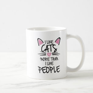 Cute Neon Cat Mug – Kawaii Glow Heart Design