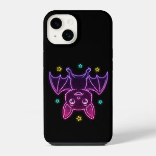 Cute Neon Kawaii Bat Halloween Phone Case