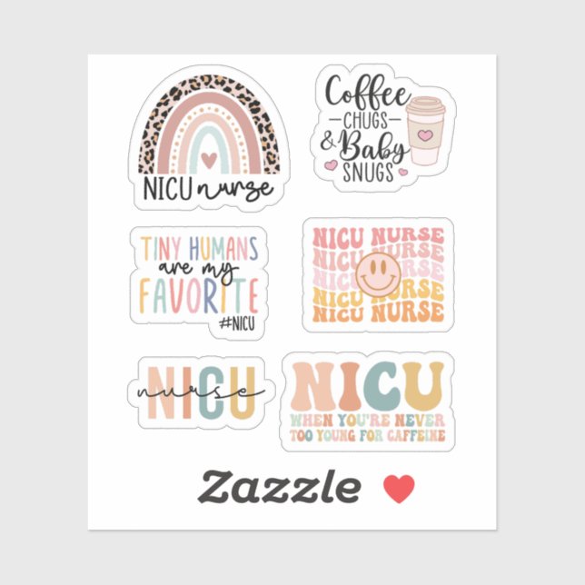 Cute Neonatal Intensive Care Unit NICU Nurse Pack (Sheet)