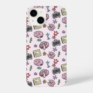 Cute Neuroscience Pattern iPhone 14 Case