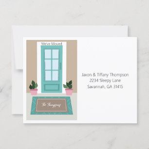 Cute New Address Announcement Postcard