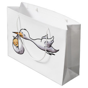 cute new arrival baby shower large gift bag